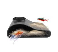 Caverne d'aquarium, cachettes de qualité supérieure, abri pour crevettes, décorations de repos, tunnel, tortue, habitats pour reptiles, étang d'eau douce | Multifonction pour l'extérieur et