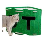Caverne Pour Chat Lit Douillet,Nid Semi-Clos Pour Animal De Compagnie | Nid Confortable en Grotte Destiné aux Chiots | Pour Intérieur Extérieur Voyage D'hiver Maison Appartement