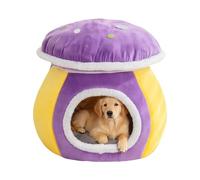 Caverne pour Chat,Nid De Sommeil Chaud en Forme De Champignon pour Le Chien,Lit et Niche pour Chat - Chiot D'Intérieur, Salon, Chambre, Balcon, Appartement, Maison