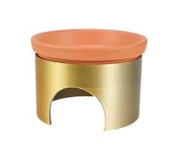 Caverne pour Reptiles 2-en-1 - Gamelle D’Eau Léopard Gecko | Bol D’Alimentation & Cachette Naturelle pour Lézards, Tortues, Dragons Barbus | Accessoires Terrarium pour Maison, Classe & Refuge