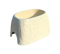 Caverne pour Tortue - Abri pour Reptiles 2 en 1 Facile À Nettoyer | Grotte pour Gecko Léopard | pour Maison Intérieur Terrarium Geckos Léopards Serpents Lézards Araignées