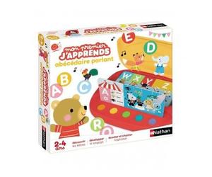 cavernedesjouets Abecedaire Parlant - Lettres, Alphabet, Mots, comptines - j'apprends langage - Jeu interactif 2/4 Ans - Set Jouet educatif + 1 Carte