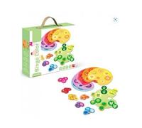 cavernedesjouets Bingo Color Jeu de Loto 2 en 1 - Apprendre Les Couleurs - Set Jeu éducatif Enfant + 1 Carte Tigre