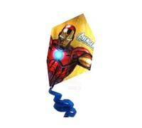 cavernedesjouets Cerf-Volant Iron Man 57.2 x 54.6cm Jeu de Plein air Enfant nouveauté DC - Set Jouet garçon Super Heros avec 1 Carte Offerte