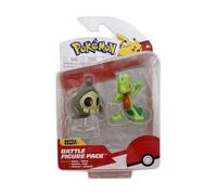 cavernedesjouets Coffret arcko et skelénox - Set 2 Figurines de Combat + Carte Tigre - Vert et Brun - Jouet Garcon