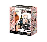 cavernedesjouets Coffret Beaute Professional Studio Make up Enfant avec Miroir - Maquillage, cosmetiques, manucure - Jeu d'imitation Fille + Carte