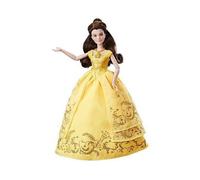 cavernedesjouets Coffret Belle et la bete : poupée Mannequin 30 cm Elle Robe de Bal Version enchantée de Luxe - Set Jouet Fille avec et 1 Carte