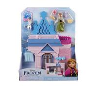 cavernedesjouets Coffret Chateau d'anna Transformable 28 cm + 2 Figurines - poupée - Set Reine des neiges avec Une Carte Offerte