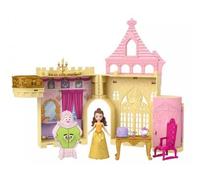 cavernedesjouets Coffret Chateau de Belle avec Figurines et Accessoires - Histoire a empiler Princesses - Set Maison Poupee avec Carte Tigre