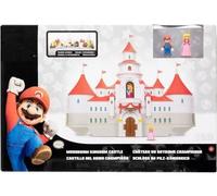 cavernedesjouets Coffret château Princesse Peach : Royaume Champignon + 2 Figurines - Set pour Mario avec 1 Carte Tigre