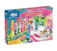 cavernedesjouets Coffret creatif atelier des fluos 6 surligneurs - stylos, feutres - cree, decore, activite pen diy - des 6 ans - set kit idea et carte