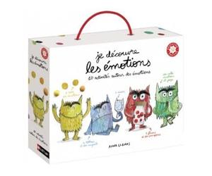 cavernedesjouets Coffret Emotions 10 activites Enfant 3-7 Ans - pour decouvrir, nommer, apprivoiser - Education Positive - Set Jeu educatif et Carte
