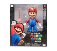 cavernedesjouets Coffret Figurine pour Mario : Mario + Accessoire - Set Figurine articulée Collection 13 cm et Carte Tigre - Enfant