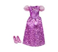 cavernedesjouets Coffret Habit Princesse Robe Rose et Violette de Bal + Chaussure - Tenue - Vetement poupée Mannequin - Set Raiponce et Carte Tigre