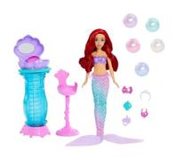 cavernedesjouets Coffret la Petite Sirene + Coiffeuse de Perle et 5 Surprises - Poupee Mannequin 30 cm - Set poupée Princesse + Carte Animal - Jouet Fille