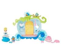 cavernedesjouets Coffret Le carrosse de Cendrillon + poupée + Accessoires - Set Princesse Mini-Poupee et Carte Animal