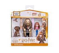 cavernedesjouets Coffret Magical Mini - Coffret Amitie : Hermione, rubeus Hagrid, fang - Set Figurines et Creature + Carte Tigre