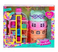 cavernedesjouets Coffret Maison Cornet de Glace + 2 Figurines + 24 Accessoires - Set Jouet Fille Mini Monde + Carte Offerte - Mini Poupee