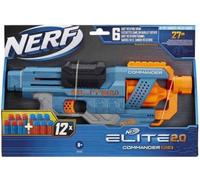 cavernedesjouets Coffret Pistolet pour Nerf Commander + 12 fléchettes en Mousse - Set Jouet garçon avec Carte Tigre - nouveauté
