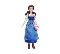 cavernedesjouets Coffret poupée Princesse : Belle avec Tenue Robe de Paysanne - Set poupée Mannequin Fille + 1 Carte Offerte