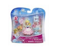 cavernedesjouets Coffret poupée Princesse - Mini Princesse Cendrillon et la préparation de la Robe de Bal - Set Fille Mini poupée + Carte Animal