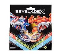 cavernedesjouets Coffret pour Beyblade 2 toupies + 2 lanceurs : America 4-70gb Contre Red Hulk 1-80r - Type Attaque et Endurance avec Carte Tigre