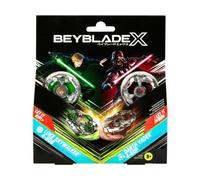cavernedesjouets Coffret pour Beyblade 2 toupies + 2 lanceurs Luke Skywalker 4-80b + Dart Vader 4-60b + 1 Carte Tigre