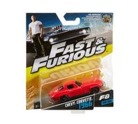 cavernedesjouets Coffret pour Fast & Furious : pour Chevy Corvette 1966 - vehicule Miniature Rouge - Voiture Collection 30/32