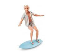 cavernedesjouets Coffret pour Ken Blond avec Short et Chemise Planche de Surf - Le Film - poupée Mannequin - Set Fille avec 1 Carte Animal