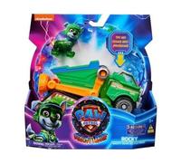 cavernedesjouets Coffret pour la Super Pat Patrouille Film Rocky + Camion Recyclage Luxe Son et lumière - Set Figurine et véhicule et 1 Carte