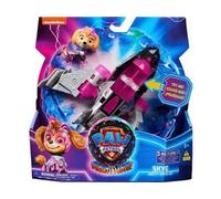 cavernedesjouets Coffret pour la Super Pat Patrouille Film Stella + Avion Luxe Son et lumière - Set Figurine et véhicule Chantier et 1 Carte Tigre - Camion