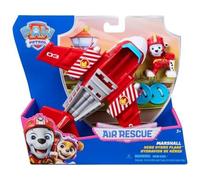 cavernedesjouets Coffret pour Pat Patrouille air Rescue Marcus + hélicoptère de Pompier de Luxe - Set Figurine et véhicule + 1 Carte Tigre