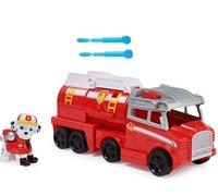 cavernedesjouets Coffret pour Pat Patrouille - Camion de Pompier avec Chien Marcus 22 cm - Set Collection Truck Rescue + Carte - véhicule - Figurine