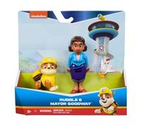cavernedesjouets Coffret pour Pat Patrouille Chien Ruben + Madame goodway + Poule galinetta - Set 3 Figurines avec 1 Carte Tigre