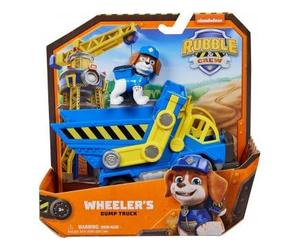 cavernedesjouets Coffret pour Pat Patrouille Collection Ruben et Compagnie - Benji + Camion Benne - Set Figurine et véhicule et Carte Tigre