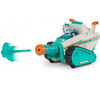 cavernedesjouets Coffret pour Pat Patrouille Deluxe Everest + Grand Chasse Neige + Poule et Snowboard - 2 Figurine + véhicule - Chien - Set Jouet et Une Carte