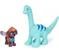 cavernedesjouets Coffret pour Pat Patrouille Dino : Chien Zuma et Son brontosaure + Un Dinosaure Mystere - Set Figurine Chien avec Carte Tigre