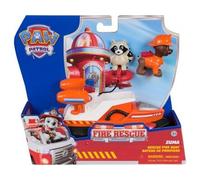 cavernedesjouets Coffret pour Pat Patrouille Fire Rescue Zuma + Bateau de Pompier de Luxe + Raton Laveur - Set Figurine et véhicule + Carte Tigre