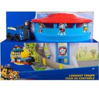 cavernedesjouets Coffret pour Pat Patrouille - Grand Quartier général 50 cm de Haut + 1 véhicule + Chien Chase - Voiture - Set qj et Figurine et 1 Carte