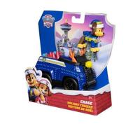 cavernedesjouets Coffret pour Pat Patrouille noël Chase avec Camion de Police noël - Set Figurine Policier et véhicule + 1 Carte