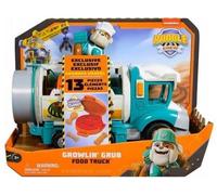 cavernedesjouets Coffret pour Pat Patrouille Ruben et Compagnie - Ruben + Camion Food Truck - 13 Pieces - Set Figurine et véhicule + 1 Carte Tigre