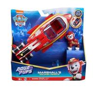 cavernedesjouets Coffret pour Pat Patrouille - sous-Marin Dauphin 23 cm + Chien Marcus - Set Collection mer et Carte Tigre - véhicule et Figurine