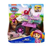 cavernedesjouets Coffret pour Pat Patrouille Stella + véhicule Tout Terrain Wheels Transformable en Avion - Set Figurine et véhicule avec Carte Tigre