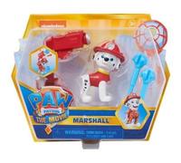 cavernedesjouets Coffret pour Pat Patrouille The Movie Chien Marcus avec Son et Sac a Dos Transformable - Set Figurine Animal + Carte Tigre - Nouveaute