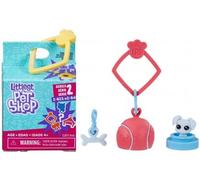 cavernedesjouets Coffret pour Pet Shop Collection Surprise Serie 2 : Chien : Bichon Maltais 2-b44 + Habitat + Accessoire Figurines petshops - Set Jouet Fille + 1 Carte Tigre