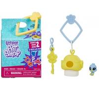 cavernedesjouets Coffret pour Pet Shop Collection Surprise Serie 2 : Oiseau Bleu 2-b39 et Habitat + Accessoire - Figurine pour petshops - Jouet Fille + Carte Animal