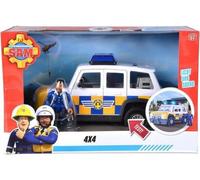 cavernedesjouets Coffret pour Sam Le Pompier Voiture Police avec Sons et lumières + Malcolm Figurine articulée + Accessoires + Carte Tigre