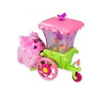 cavernedesjouets Coffret pour zhu zhu Puppies : Chariot a Fleurs - Set véhicule de Jeu Collection pour zhu zhu Pets + 1 Carte Tigre