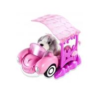 cavernedesjouets Coffret pour zhu zhu Puppies : Voiture et Station - Set Jouet Fille véhicule + Carte Tigre