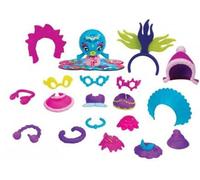 cavernedesjouets Coffret pour zoobles Deluxe dressoobles - Ludwig + 18 Accessoires de Mode - Set Jouet Fille + Carte Tigre